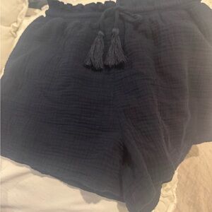 Women's Navy Blue Shorts